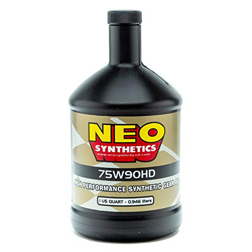 Neo Synthetics 75W90HD High Performance Synthetic Gear Oil, Quart