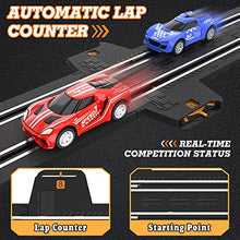 Load image into Gallery viewer, Slot Car Race Track Sets with 4 High-Speed Slot Cars
